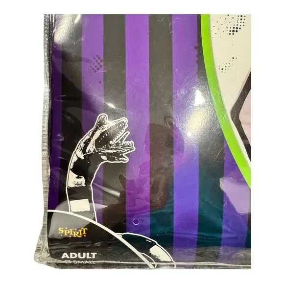 Spirit Halloween BEETLEJUICE Costume Jacket Pants Tie ADULT Small‎ Men - Picture 2 of 4